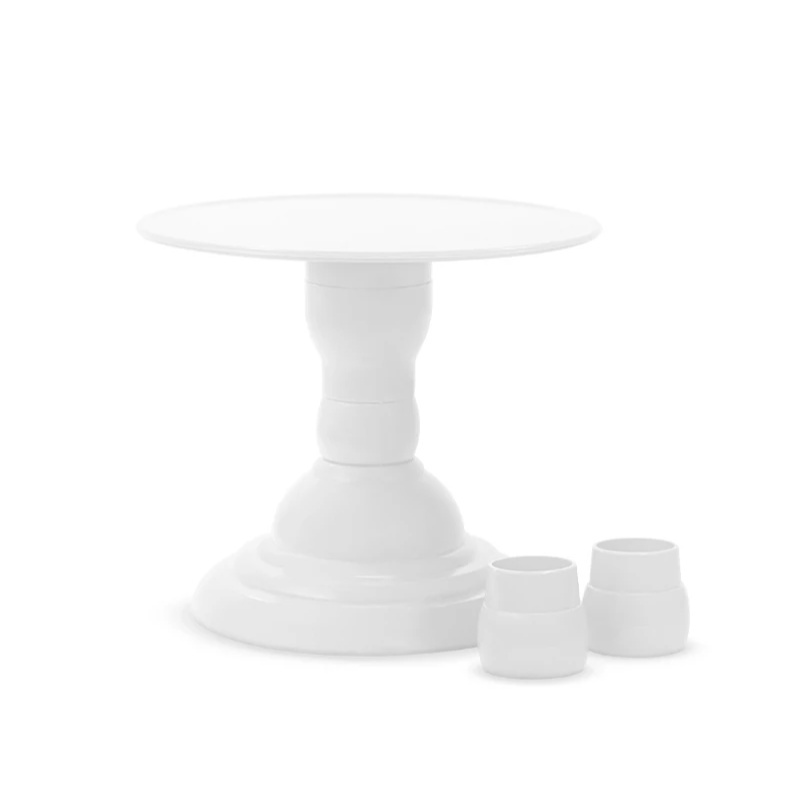 Boleira Alta Plastica Branca - Jardim de Sonhos