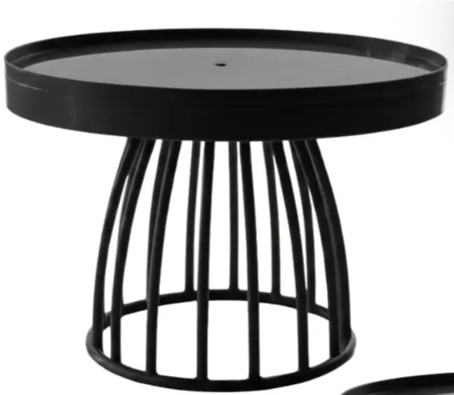 Boleira Plástica Preta - Jardim de Sonhos