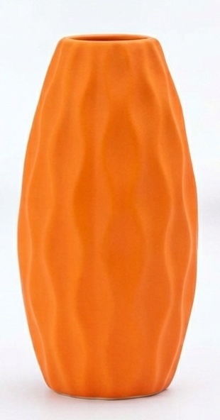 Vaso Ceramica Laranja Pp - Jardim de Sonhos