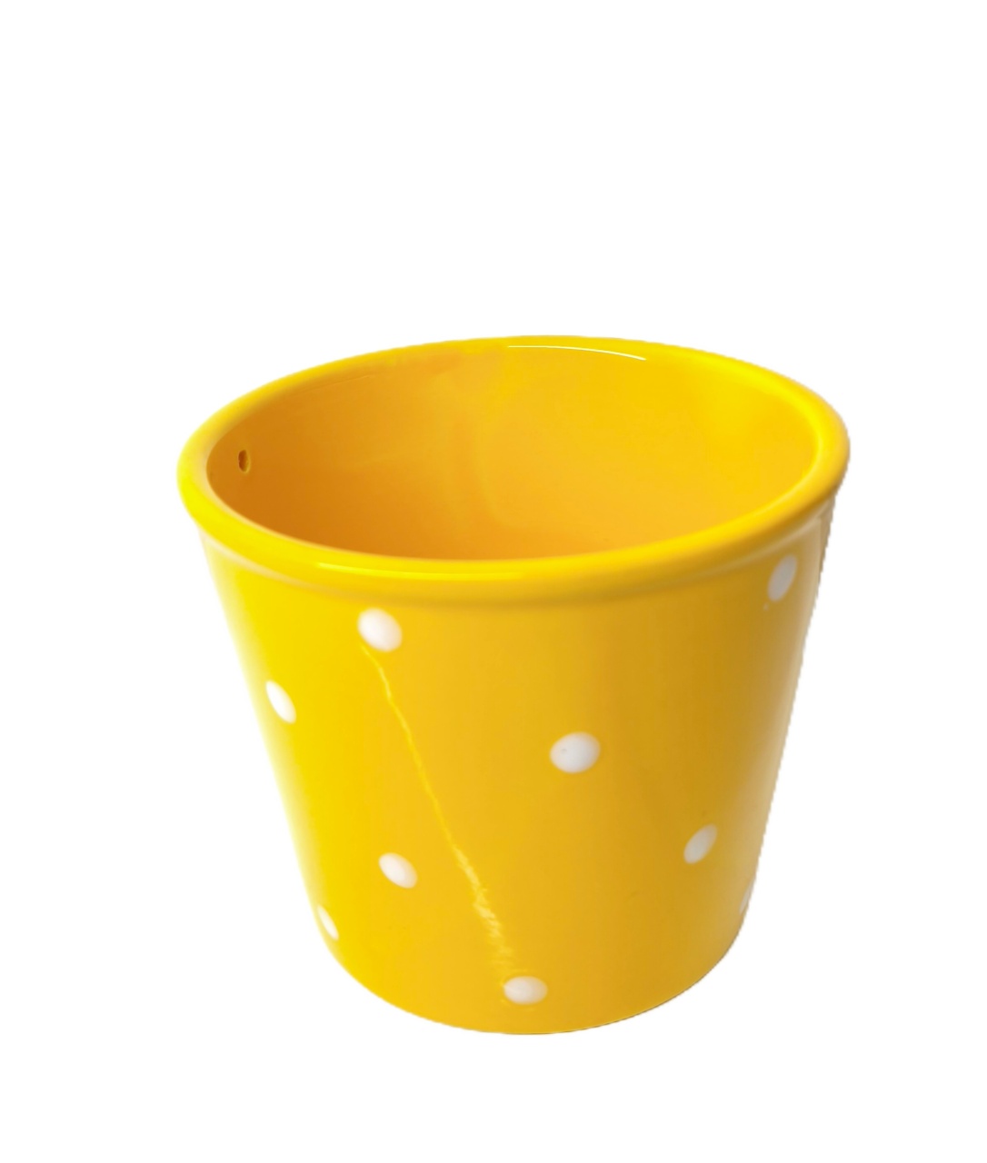 Cachepot Ceramica Amarelo Poa - Jardim de Sonhos
