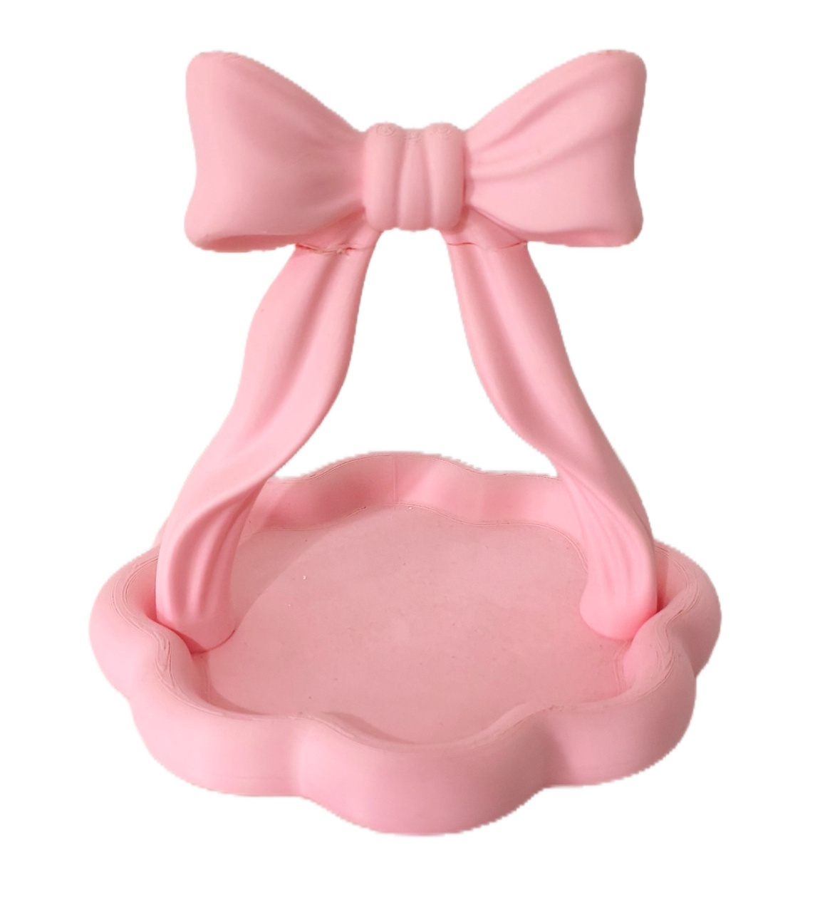 Bandeja 3D Laço Rosa Claro - Jardim de Sonhos
