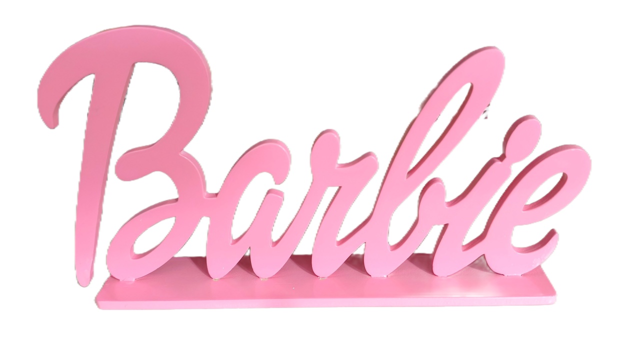 Display Barbie Rosa Claro - Jardim de Sonhos