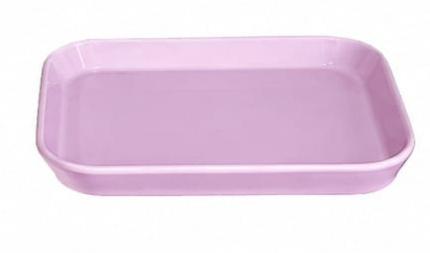 Bandeja Ret. Acrilica Lilas - Jardim de Sonhos