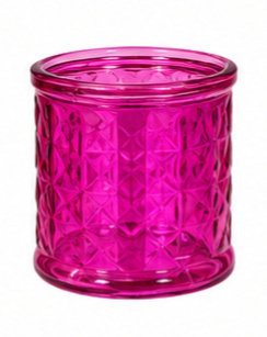 Cachepot de Vidro Pink - Jardim de Sonhos