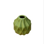 Vaso Cerâmica Geometrico Verde Menta - imagem 2