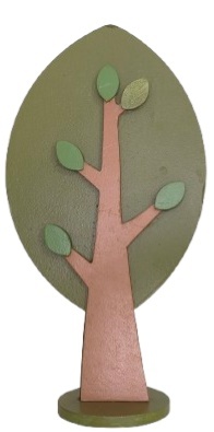 Árvore Mdf Verde Escuro - Jardim de Sonhos