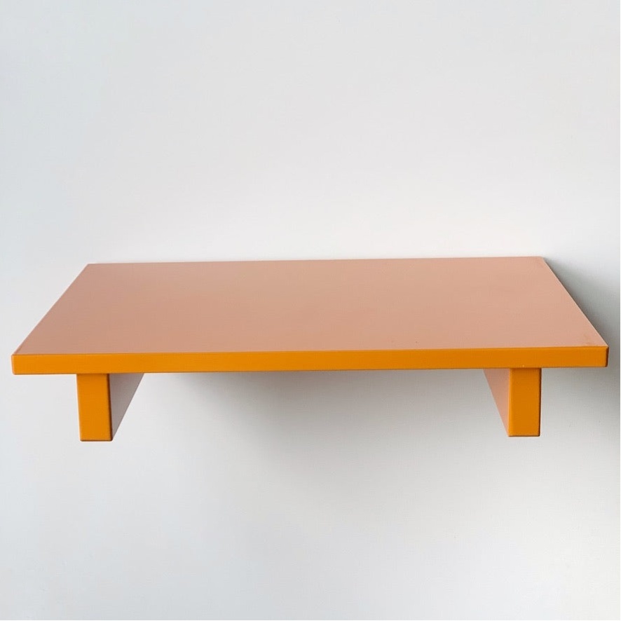 Bandeja Laqueada Ret. Laranja Mdf - Jardim de Sonhos