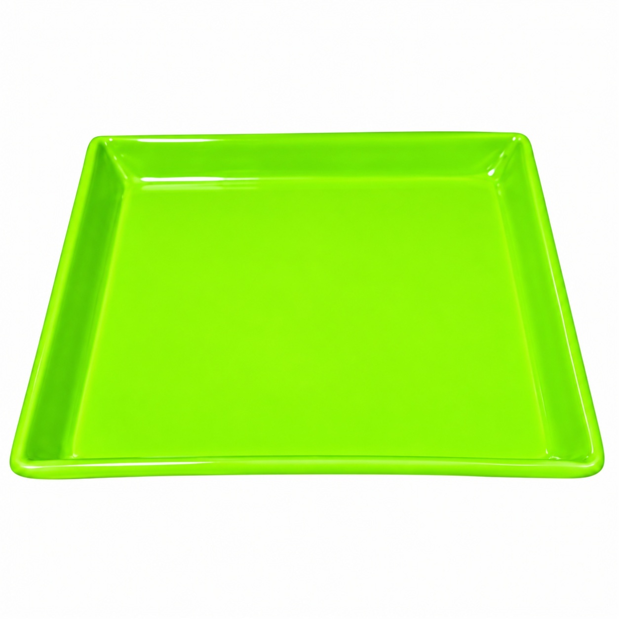 Bandeja Quadrada Verde Neon - Jardim de Sonhos