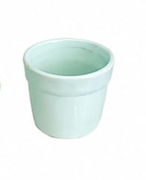 Mini Cachepot Ceramica Verde Agua - Jardim de Sonhos