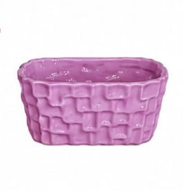 Cachepot Ceramica Oval Lilas - Jardim de Sonhos