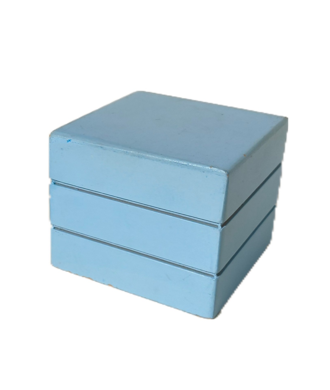 Mini Caixote de Altura Azul Claro - Jardim de Sonhos