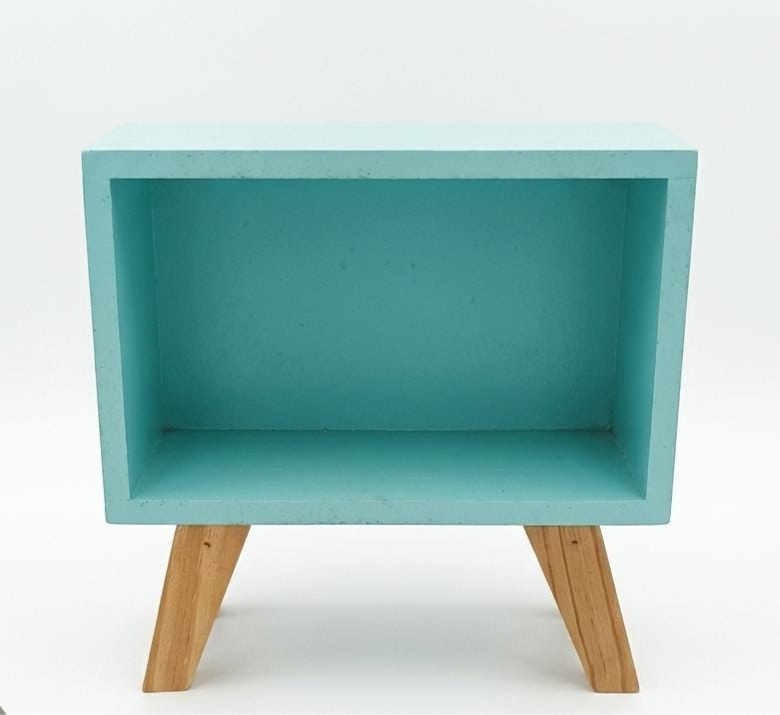 Suporte Mdf Tv Verde Agua - Jardim de Sonhos