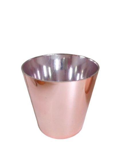 Vaso Acrílico Rose Gold M - Jardim de Sonhos