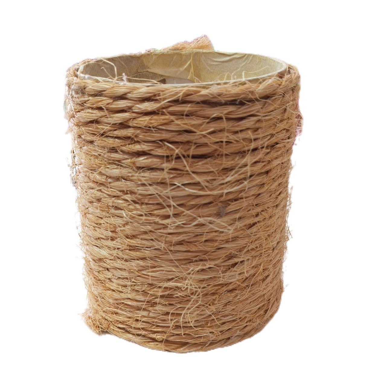 Vaso Sisal Rústico M - Jardim de Sonhos