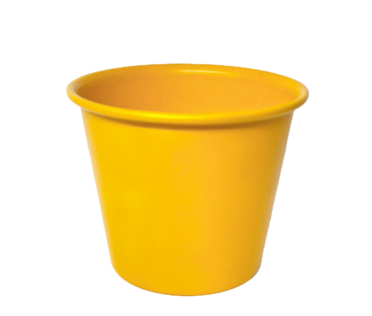 Cachepot Metal Amarelo - Jardim de Sonhos