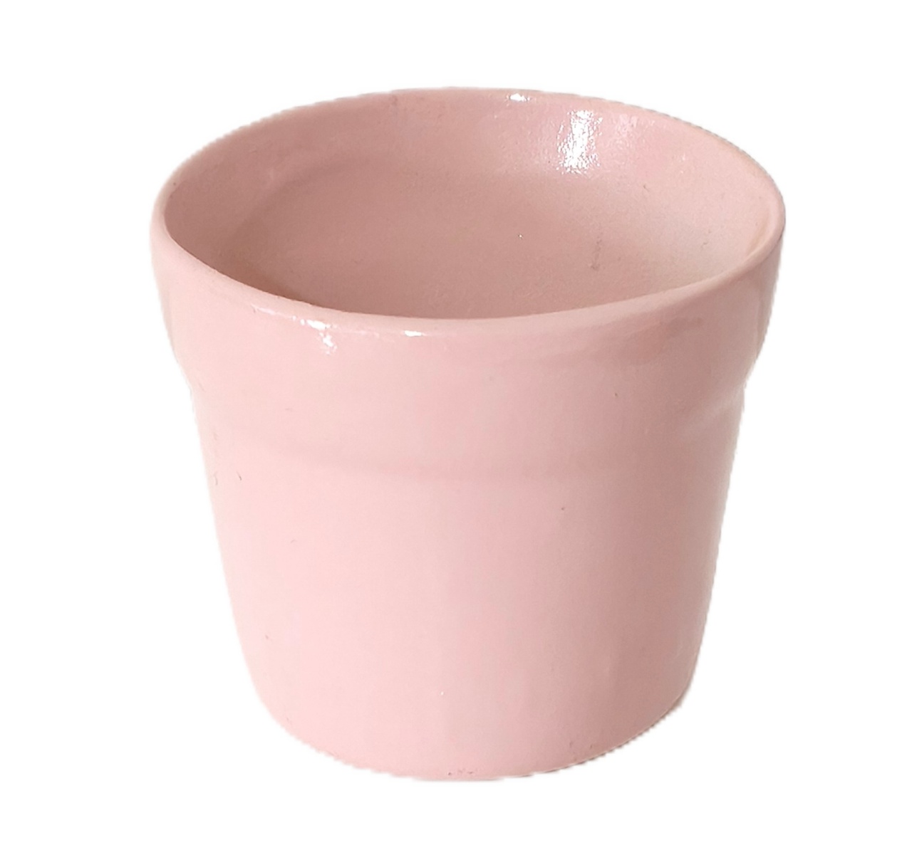 Mini Cachepot Ceramica Rosa Claro - Jardim de Sonhos