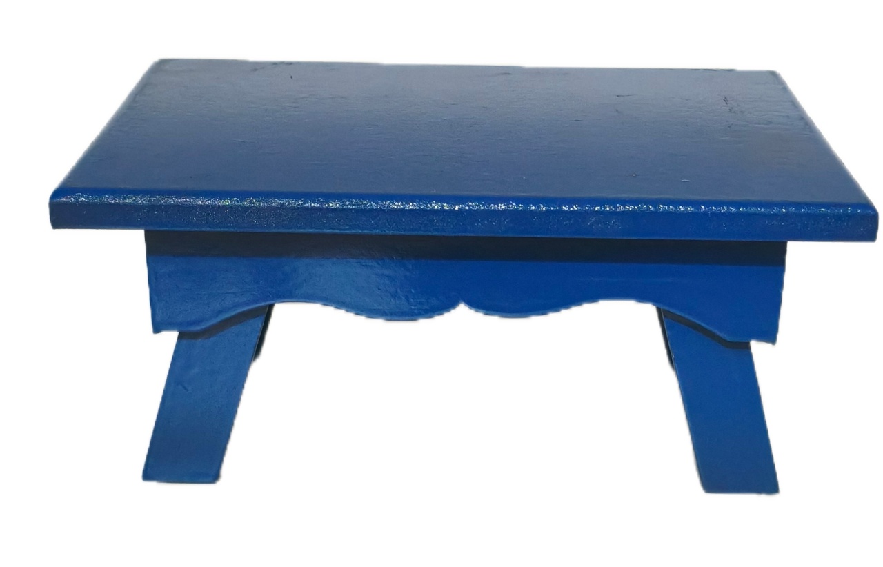 Banco Ret. Azul Escuro M - Jardim de Sonhos