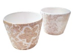 Dupla Cachepot Bege - imagem 1