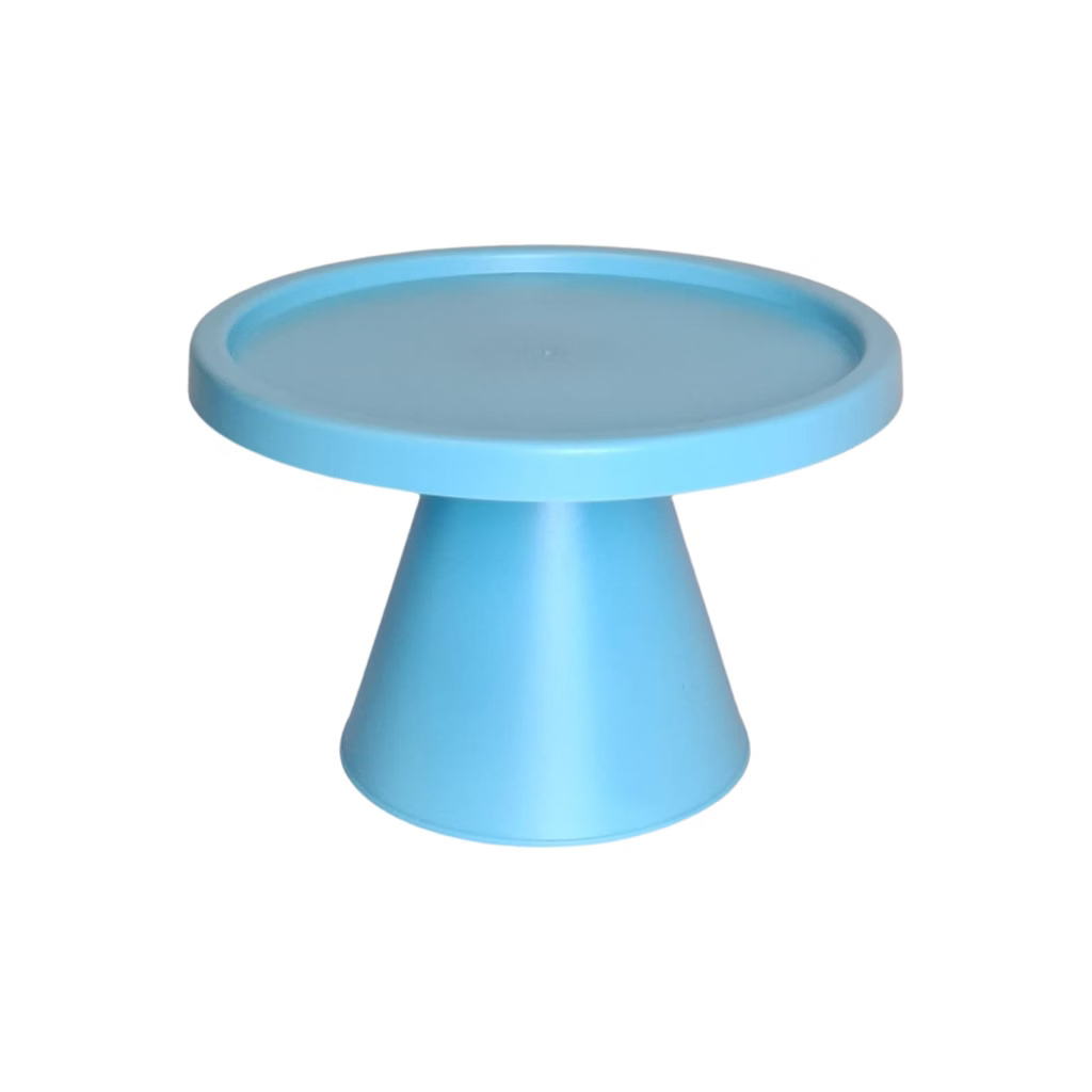 Bandeja Cone Alta Fosca Azul Claro - Jardim de Sonhos