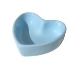 Mini Coração Ceramica Azul Claro - imagem 2