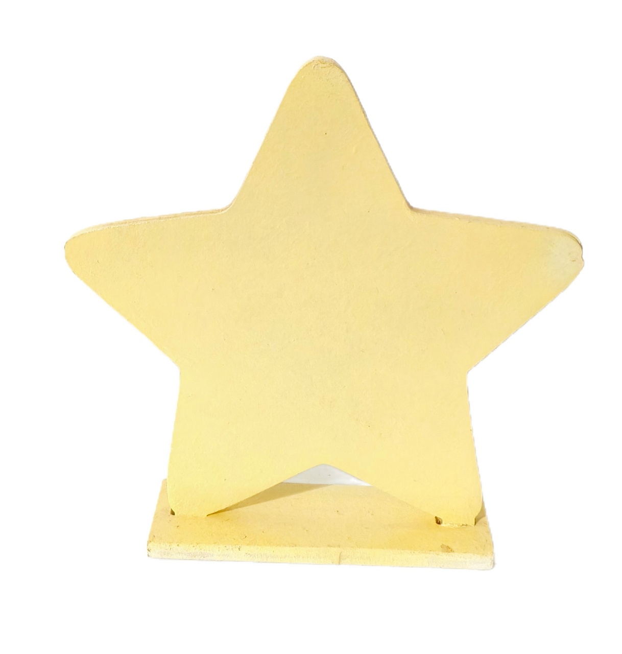 Estrela de Mesa Mdf Amarelo Candy - Jardim de Sonhos