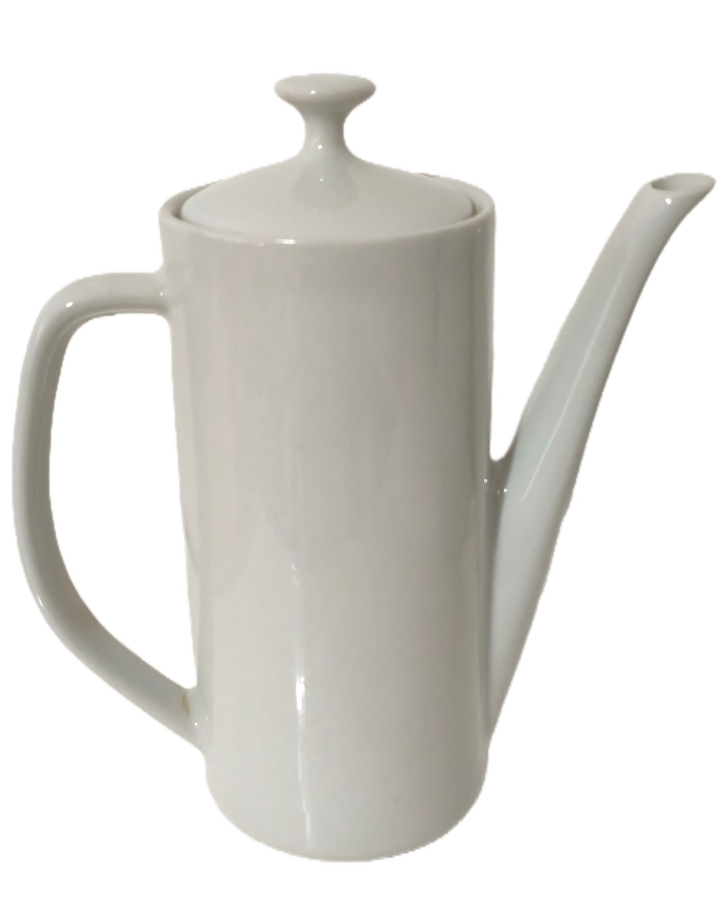 Bule Branco Fino Cerâmica M - Jardim de Sonhos