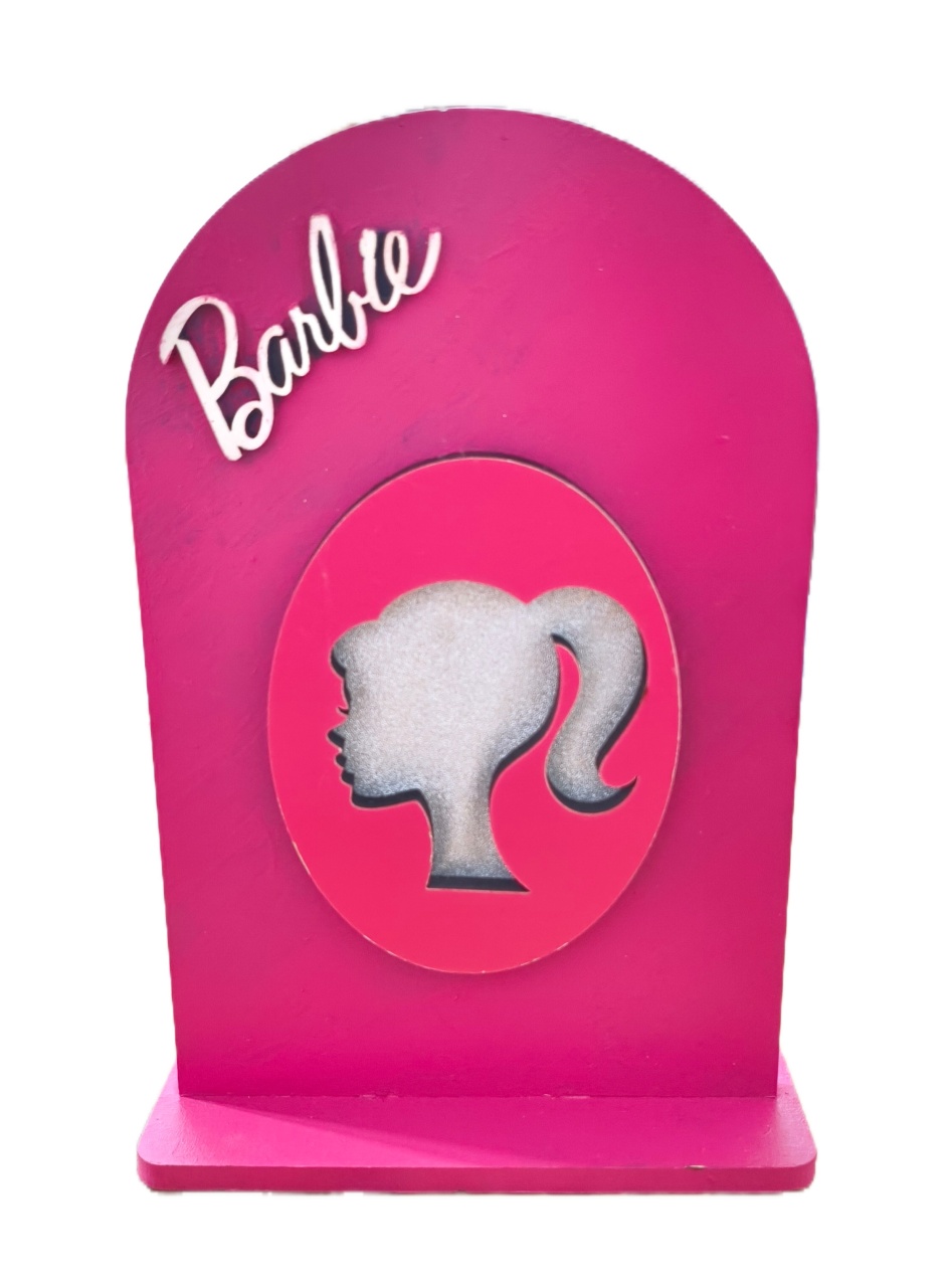 Display Barbie Pink - Jardim de Sonhos