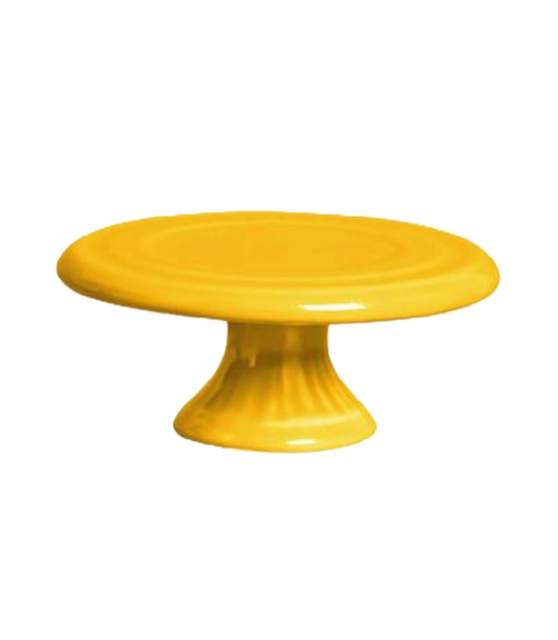 Mini Boleira Baixa Ceramica Amarela - Jardim de Sonhos