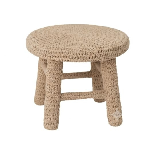 Banco Croche Bege - Jardim de Sonhos