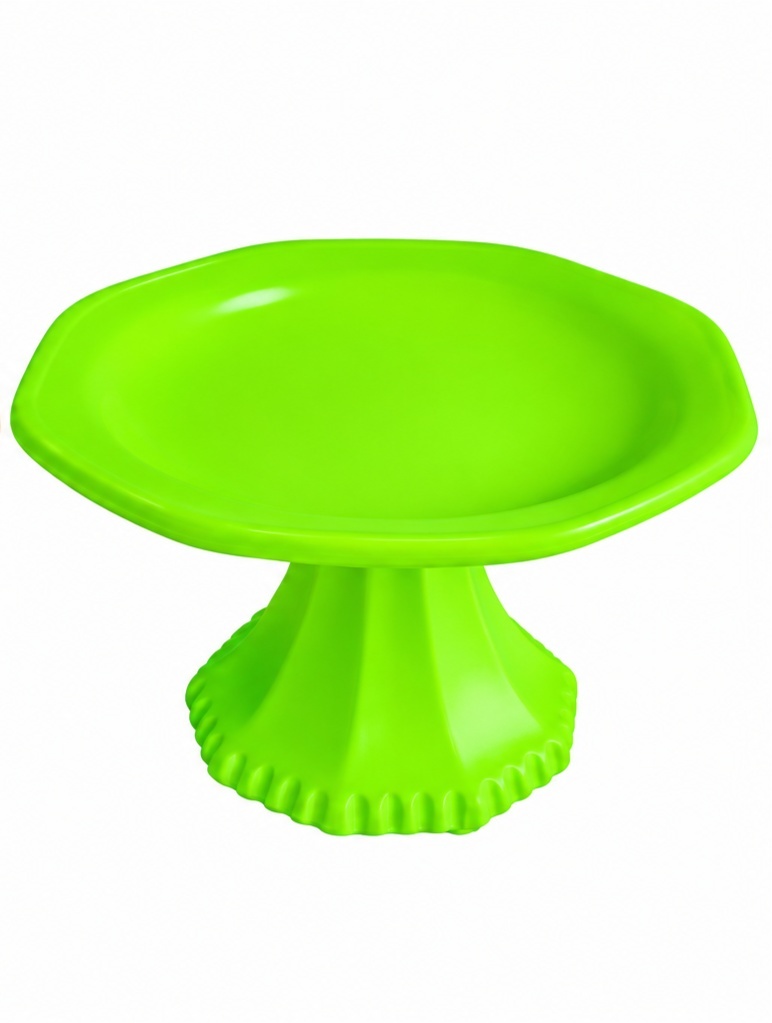 Bandeja Cerâmica Verde Fosca Neon - Jardim de Sonhos