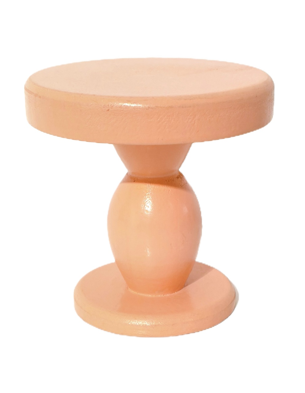 Mini Boleira Cupcake Mdf Pessego M - Jardim de Sonhos