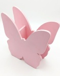 Vaso Borboleta Mdf Rosa Claro - imagem 2