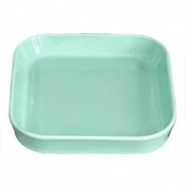 Bandeja Quadrada Acrilica Verde Agua - Jardim de Sonhos