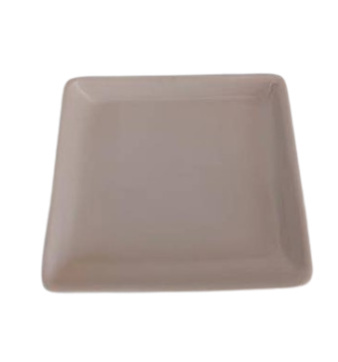 Bandeja Ceramica Quadrada Pp Nude - Jardim de Sonhos