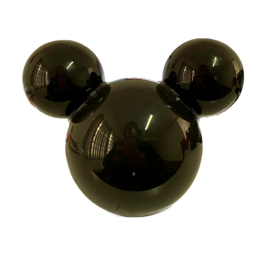 Orelha Mickey/Minnie Preta Plastica - Jardim de Sonhos