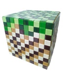 Cubo Plastilhas/Azulejo Minecraft - imagem 1