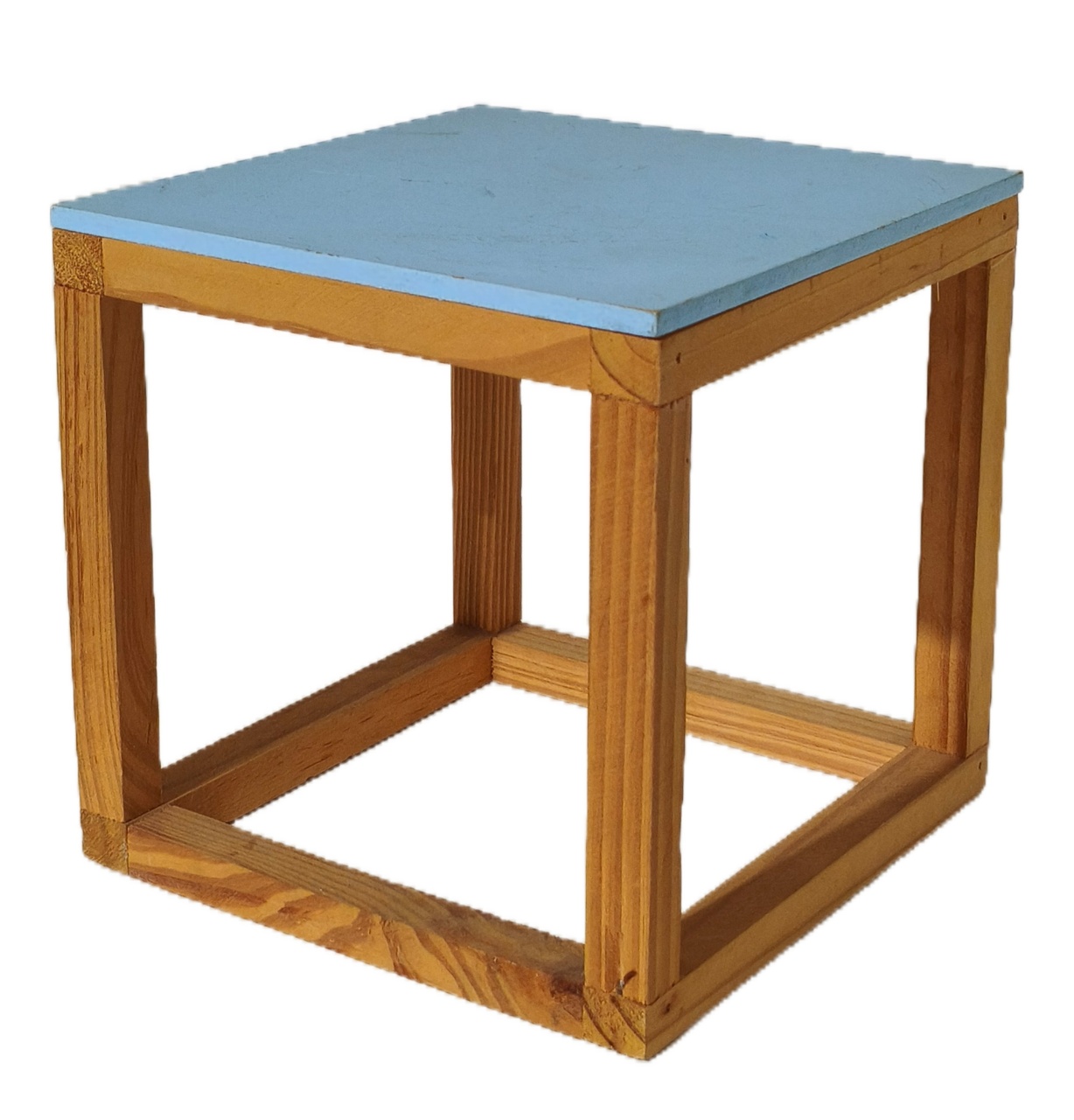 Suporte Quadrado Pinnus Azul Claro - Jardim de Sonhos