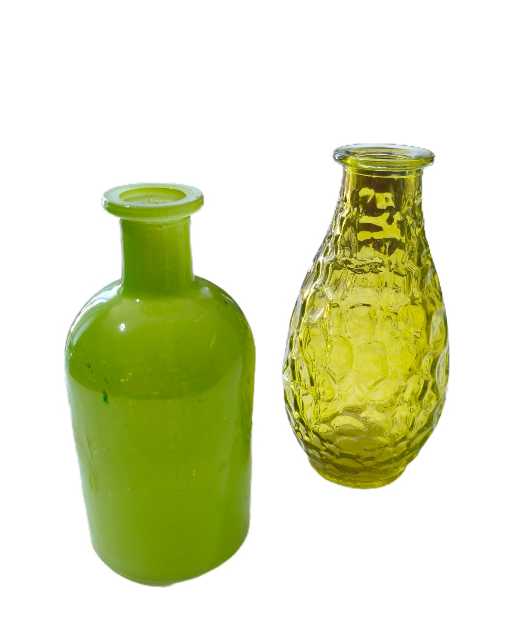 Garrafas de Vidro Sortidas Verde - Jardim de Sonhos