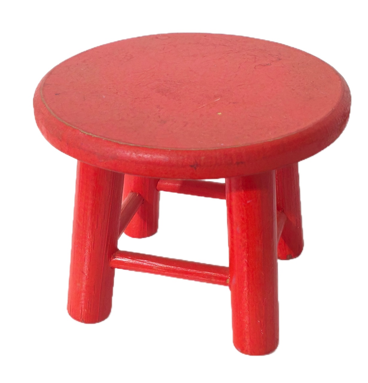 Banco Madeira Vermelho - Jardim de Sonhos