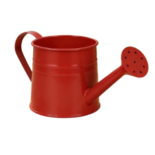 Regador Metal Vermelho - Jardim de Sonhos