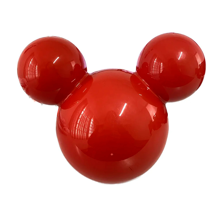 Orelha Mickey/Minnie Vermelha Plastica - Jardim de Sonhos