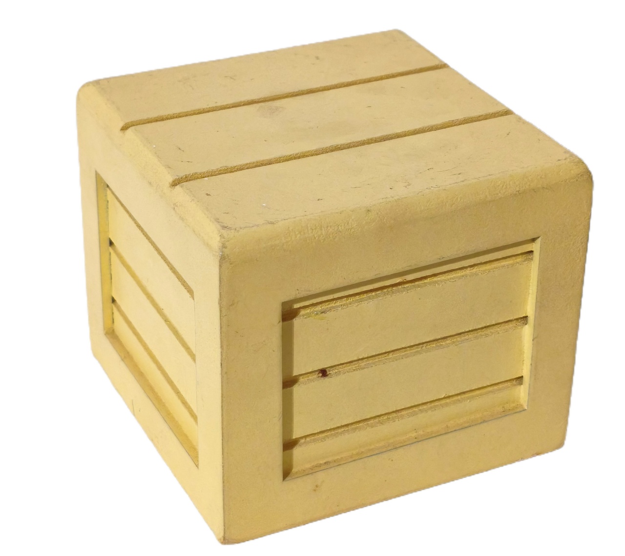 Mini Caixote de Altura Amarelo Candy - Jardim de Sonhos
