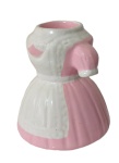 Vaso Vestido Rosa Alice Cerâmica - imagem 2