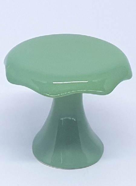 Mini Boleira Cupcake Cerâmica Verde Menta - Jardim de Sonhos