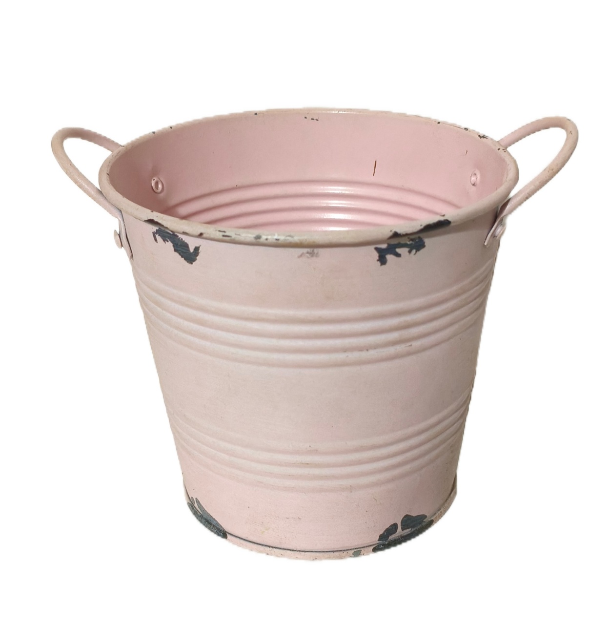 Cachepot Metal Rosa Claro - Jardim de Sonhos