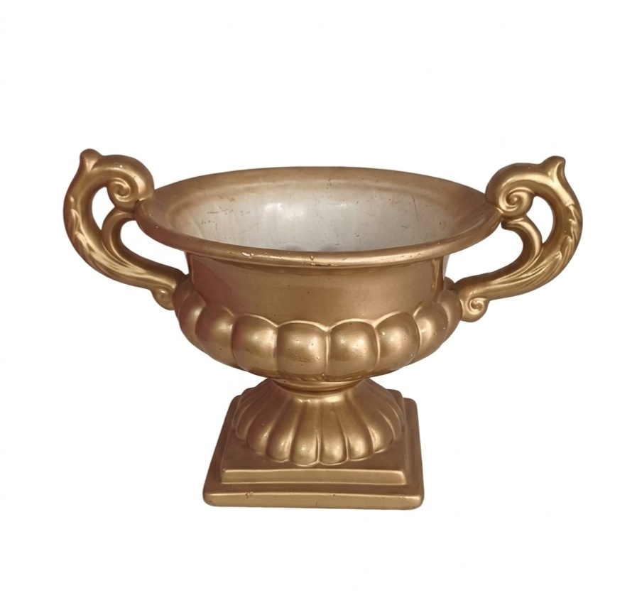 Vaso Romano Anfora Ceramica Gg - Jardim de Sonhos