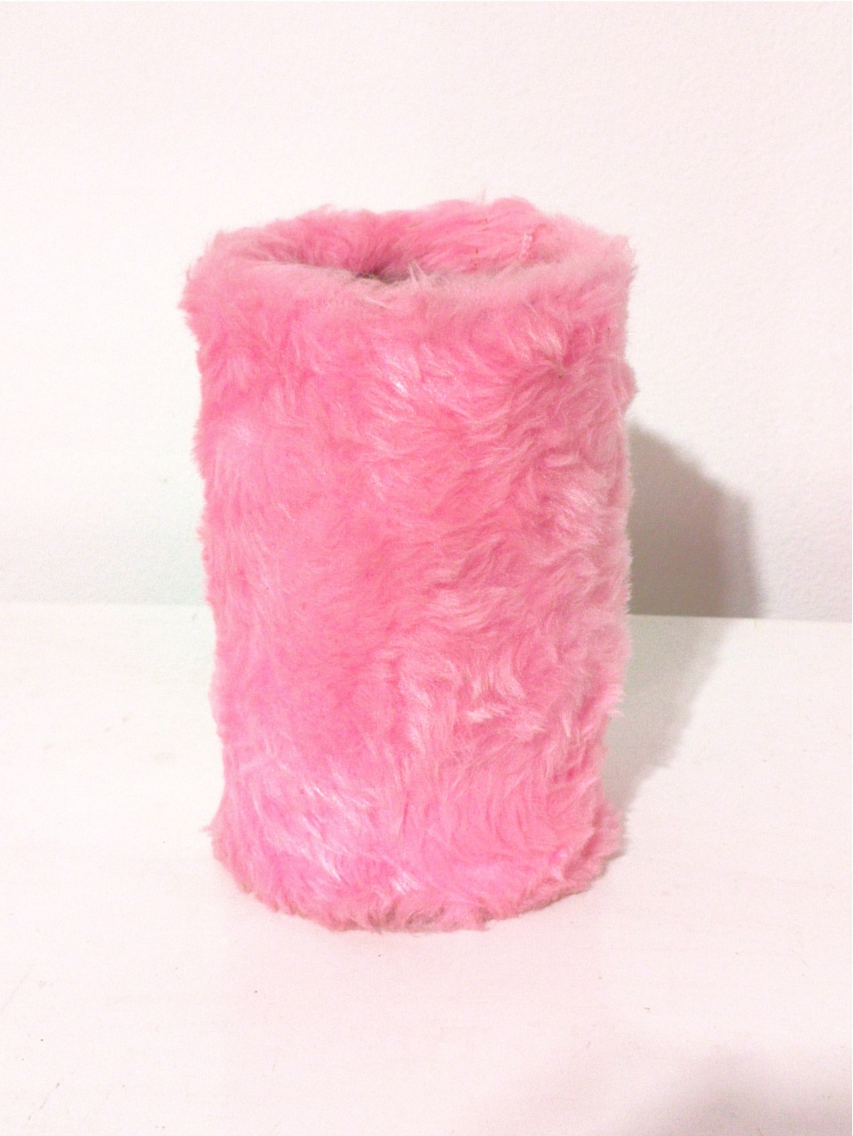 Vaso Alumínio Pelucia Rosa Claro - Jardim de Sonhos