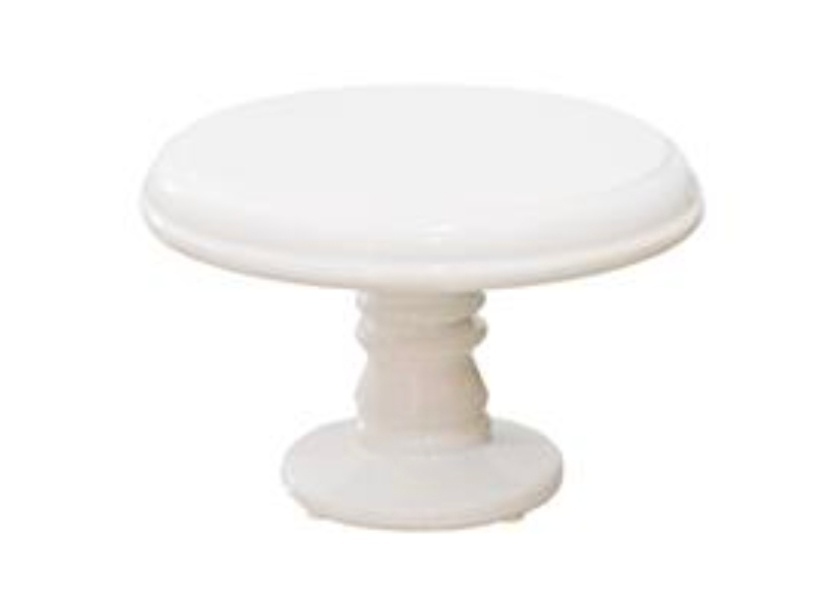 Boleira Ceramica Branca - Jardim de Sonhos