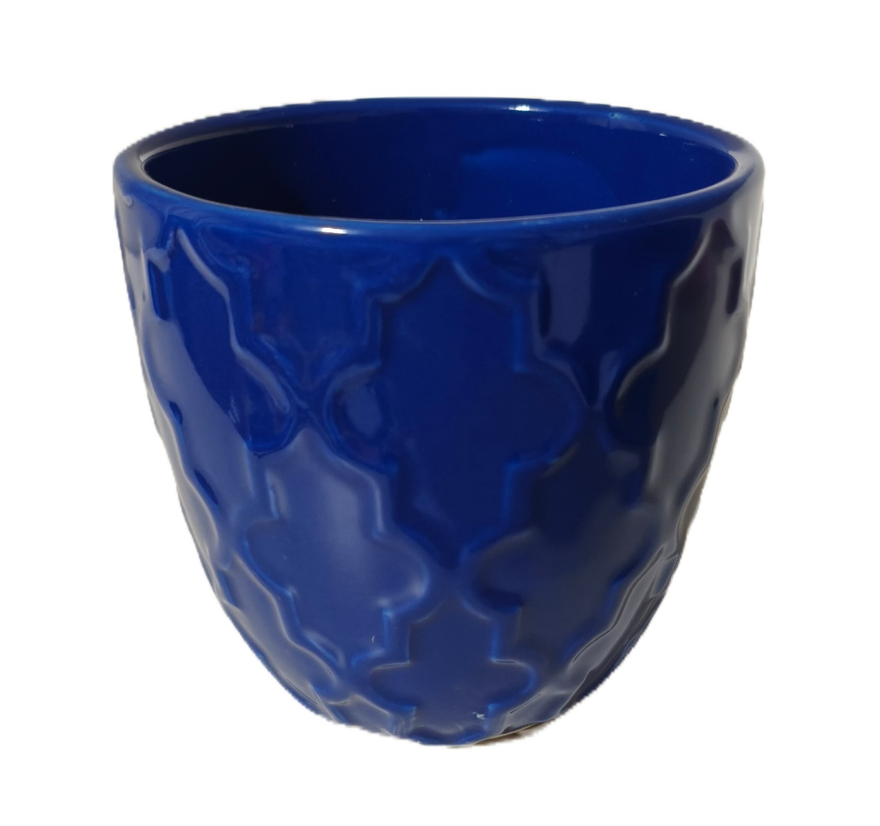 Cachepot Ceramica Azul Escuro M - Jardim de Sonhos