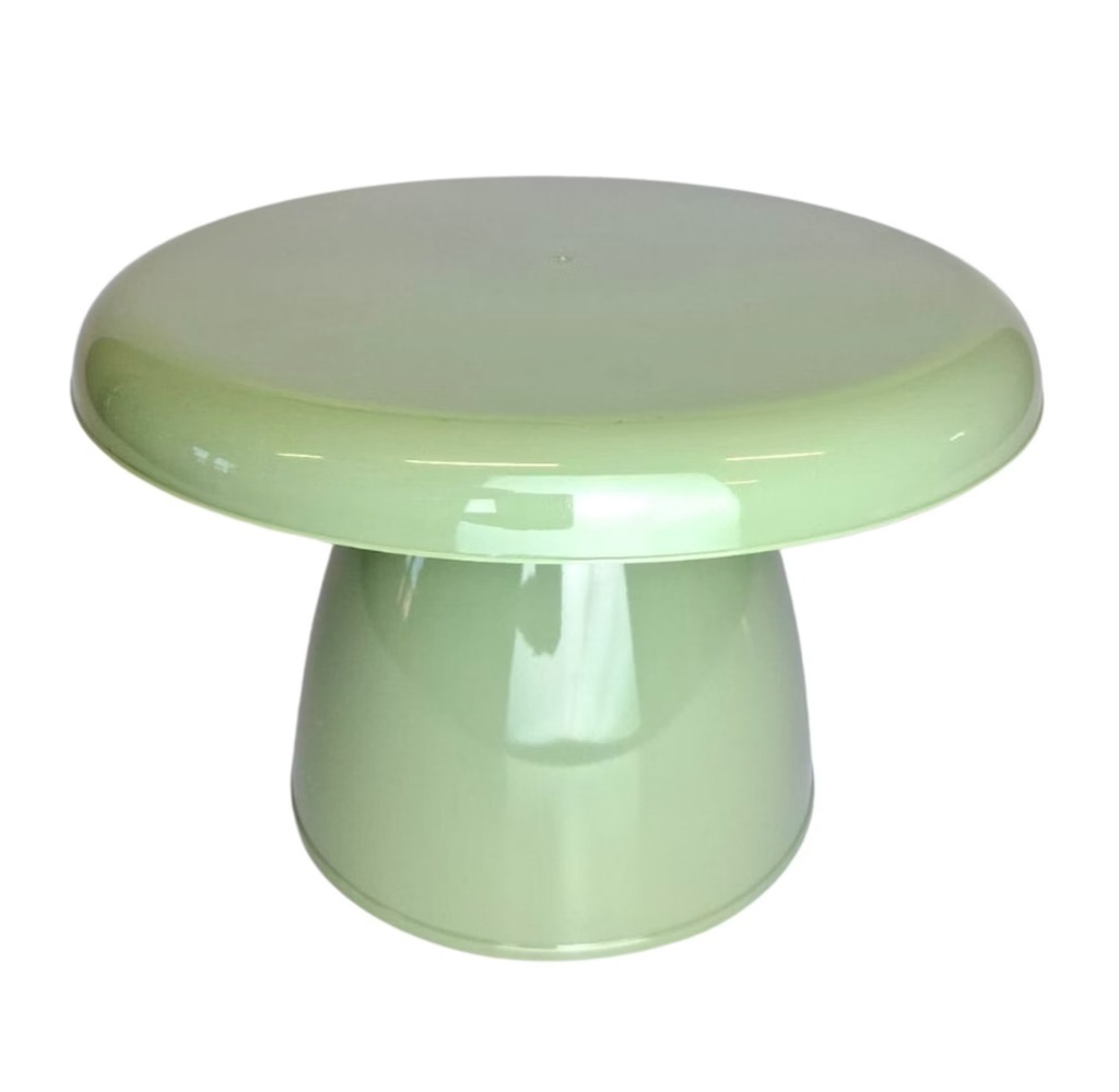 Mini Boleira Plastica Cogumelo Verde Menta - Jardim de Sonhos